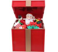 ITTRUH Ensembles de Village Noël, boîtes à Musique avec chansons intégrées, décorations Lumineuses LED en Polycarbonate, mélodies et lumières for Les fêtes