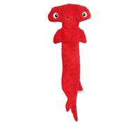 ITTRUH Jouet interactif en Forme de Requin Marteau for Chien, Peluche couinante, à mâcher, for Grands, Moyens et Petits Chiens, Chiot, entraînement, Divertissement(Red)