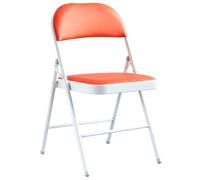 ITTRUH Tabouret Pliant avec Dossier, Chaise de Bar Portable et Pliable en Cuir rembourré for Cuisine