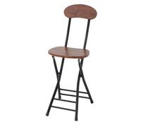 ITTRUH Tabouret Pliant avec Dossier, Chaise Pliante Portable en métal, Tabouret Haut Pliable for Camping en Plein air