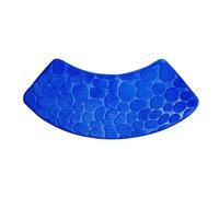ITTRUH Tapis de Douche, Tapis Salle Bain incurvé, Lavable et antidérapant, for la, buanderie, Le Salon, Baignoire, Plusieurs Couleurs(Royal Blue)