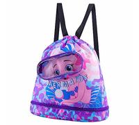 ITUBLE Sac à dos de natation avec cordon de serrage pour nageurs, sac à dos de plage, sac à dos Yogo étanche, sac à dos de sport, C5., Small and Large Size, Ituble Cartoon Anime Sac de natation pour nageurs