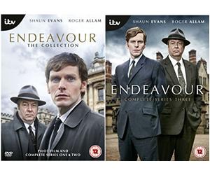 ITV Complete Endeavour 1-3 : Pilot & Complete Series 1, 2 & 3 DVD Collection Extras : Creating Endeavour - the next chapter of Colin Dexter's legacy Spires, ashtrays, quads and pastels - shooting Endeavour's Oxford by Shaun Evans