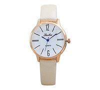 ITVIP Rhombus Montre à quartz numérique pour femme avec bracelet en verre convexe 220 Bianco