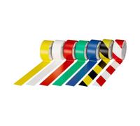 ITW Spraytech ROCOL Ruban de marquage au sol Easy Tape PVC rouge/blanc L33m I75mm Quantité:1