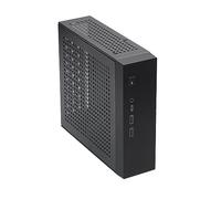 ITX Boîtier d'ordinateur petit et léger HTPC pour châssis d'ordinateur MINI-ITX avec pied support adaptateur d'alimentation 180 W Boîtier d'ordinateur ITX petit et léger HTPC pour châssis d'ordinateur