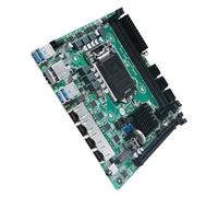 ITX Carte pour 8e 9e génération CPU 8 4 x 2,5 Go Ethernet PCIe X16 Double mémoire NVMe pour sauvegarde de données, cartes mères CPU