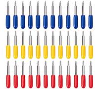 iTYOOS 36 Pcs Lames de Rechange Lames de Qualité pour Traceur Lame de Traceur de Découpe Lame de Traceur Lames de Rechange à Pointe Graver Lames de Rechange Accessoires