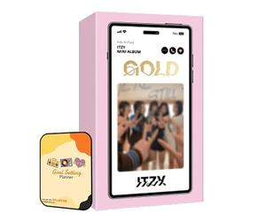 ITZY Album - GOLD PHONE BOX ver.+Pre Order Benefits+BolsVos Exclusive K-POP Giveaways Package