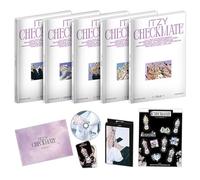 ITZY - CHECKMATE STANDARD EDITION 5th Mini Album (Random Ver.) Photobook + Photocards + CD-R + Mini Folding Poster + Sticker + 2 Pin Badges + 4 Extra Photocards Official K-POP Sealed Album
