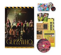 ITZY - ITZY Mini Album - GUESS WHO [ NIGHT ver. ] CD + Photobook + Photocard + Mini Folding Poster + Sticker Pack + Newspaper