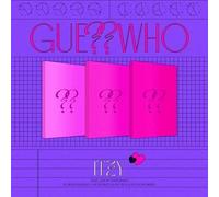 ITZY Mini album Guess Who version jour et nuit CD + 1p mini poster pliable + livre photo 72p + carte photo 2p + autocollant + paroles de type journal + carte photo de suivi Kpop