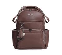 Itzy Ritzy Boss Plus Sac à dos à langer grande capacité avec 19 poches, matelas à langer, clips pour poussette et sangles confortables (Espresso)