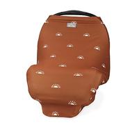 Itzy Ritzy Housse d'allaitement 4 en 1, housse de siège de voiture, housse de chariot de courses et écharpe Infinity - Respirante, multi-usage, couverture d'allaitement Mom Boss pour siège de voiture,