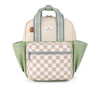 Itzy Ritzy Sac à Dos Enfant | Petit Sac à Dos Crèche & Maternelle Premium | Mon Premier Sac de Grand | Intérieur Imperméable & Lavable | Poches Biberon | Idéal Fille & Garçon | Style Damier