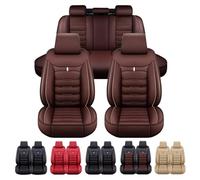ItZza Cuir Ensembles De Housses Siège pour Toyota C-HR CHR Hybrid/C-HR EV A-Gasoline/2016-2023 2024 Car Seat Cover Coutume Protection Interieur Accessoires,Coffeestyle