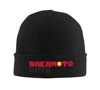 IUAOUADA Cadeau de Casquette d’Hiver Unisexe Anime Sakamoto Days Taro Sakamoto Chapeau tricoté pour Femmes Hommes Tuques d’Hiver Casquette en Acrylique Chaud Melon Cadeau