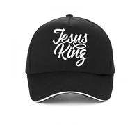IUAOUADA Casquette de Baseball en extérieur Unisexe Jésus est Roi Impression 3D Papa Chapeau Homme Femmes Casquettes de christianisme Casquette Snapback Ajustable os Cadeaux personnalisés