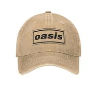 IUAOUADA Chapeau Chaud O Oasis Casquette de Baseball American Heavy Metal Casquette de Soleil en Coton rétro usillé pour Hommes Casquettes Cadeaux d’été en Plein air Cadeaux de Chapeau Cadeau
