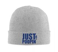 IUAOUADA Chapeau d’Hiver Unisexe The Office Just Poopin Logo Mifflin Bonnet tricoté Chaud Bonnet de Mode Bonnets d’extérieur Automne Hiver pour Cadeau Adulte Unisex