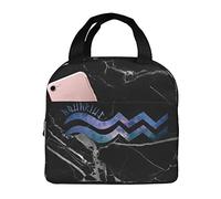 IUBBKI Aquarius Galaxy Lunch Bags Boîte à lunch isolée avec sac fourre-tout isotherme réutilisable pour la plage de pique-nique