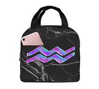IUBBKI Aquarius Lunch Bags Boîte à lunch isolée avec sac fourre-tout isotherme réutilisable pour la plage de pique-nique