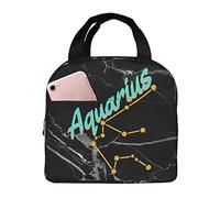 IUBBKI Aquarius Lunch Bags Boîte à lunch isolée avec sac fourre-tout isotherme réutilisable pour la plage de pique-nique