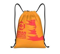 IUBBKI Asian American And Pacific Islander Heritage Month Sac à dos à cordon étanche Sac de plage Sac de sport Petit sac à dos de voyage Sac à dos de sport pour femme homme