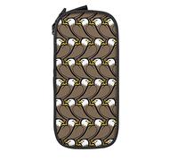 IUBBKI Bald Eagle Pencil Case Grande capacité Durable Pencil Pouch Storage Pen Bag avec Zipper Pouch Box Stationary Case