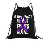 IUBBKI Cancer du pancréas personne ne se bat seul sac à dos à cordon étanche sac à dos de sport à cordon de serrage sac de sport