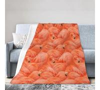 IUBBKI Couverture Flamingo Paradise Super Douce et Confortable en Polaire légère et Confortable 80"x60"