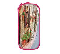 IUBBKI Étui à Crayons Stylo Sac Rue Rurale Vert Grande capacité Sac à Crayons Stylo Organisateur Pochette à Crayons collège école pour garçons Filles