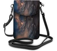 IUBBKI Floral petit téléphone portable sac à main aquarelle Roses Bouquet croissance plante sac à bandoulière pour femmes portefeuille sacs à main et sacs à main foncé