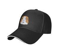 IUBBKI Honey The Guinea Pig Trucker Hat Casquette de Baseball Chapeaux de Papa pour Homme Femme Noir
