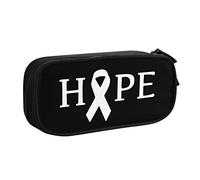IUBBKI Hope Lung Cancer Pencil Bag Grande capacité Double Couche Office School Portable Pencil Case