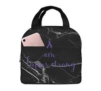IUBBKI I Am Lupus Strong Lunch Bags Boîte à lunch isolée avec sac fourre-tout isotherme réutilisable pour la plage de pique-nique