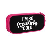 IUBBKI I'm So Freaking Cold Trousse Grande Capacité Double Couche Bureau École Portable Trousse