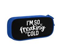 IUBBKI I'm So Freaking Cold Trousse Grande Capacité Double Couche Bureau École Portable Trousse