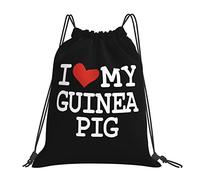 IUBBKI J'aime les cochons d'Inde Draw String Backpack Unisex Portable Backpack, for School Gym Sports Travel