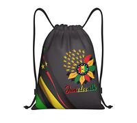 IUBBKI Juneteenth Sunflower Black History Sac à dos à cordon de serrage pour femme et homme