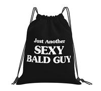 IUBBKI Just Another Sexy Bald Guy Draw String Backpack Unisex Portable Backpack, for School Gym Sports Travel