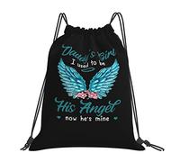 IUBBKI La fille de papa j'avais l'habitude d'être son ange maintenant il est à moi 14 x 16 en sac à dos à cordon sac de sport léger sac de basket étanche