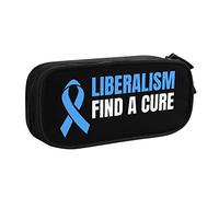 IUBBKI Libéralisme Find A Cure Trousse à Crayons Grande capacité Double Couche Bureau École Portable Trousse à Crayons