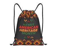IUBBKI Native American Heritage Mois Sac à dos à cordon étanche Sac de plage Sac de sport Petit sac à dos de voyage Sac à dos de sport pour femmes hommes
