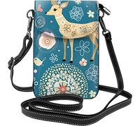 IUBBKI Porte-monnaie pour téléphone portable Sugar Skull Rose Crossbody Portefeuilles pour femme avec fentes pour cartes de crédit et sangle