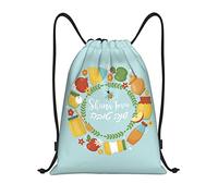 IUBBKI Rosh Hashanah Sac à dos à cordon étanche Sac de plage Sac de sport Petit sac à dos de voyage Sac à dos de sport pour femmes hommes