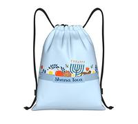 IUBBKI Rosh Hashanah Sac à dos à cordon étanche Sac de plage Sac de sport Petit sac à dos de voyage Sac à dos de sport pour femmes hommes