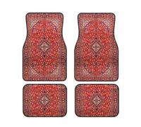 IUBBKI Tapis de Sol Avant et arrière de Voiture élégants, rétro, Modernes, Vintage, persans, Ensemble Complet de 4 Tapis, Protection Contre Les intempéries