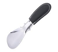 iubfegt 12X3.8Cm Professionnel Pliable Corne de Chaussure en Acier Inoxydable Longue CuillèRe CuillèRe à Chaussures