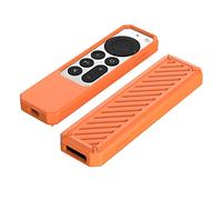 iubfegt Coque de Protection à Distance en Silicone pour TV 4K Remote 2021 Anti-Slip Antichoc Soft Case Remote Control Case,Orange